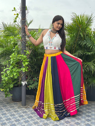 Navrang Multicolor Navratri Lehenga Choli Set