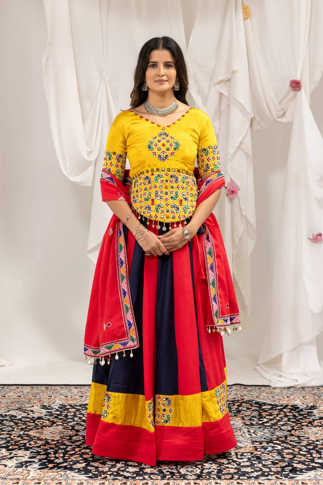 Royal Rann Utsav Embroidered Flared Lehenga Set