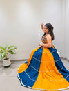 Mirror Work Embroidered Halter Neck Choli